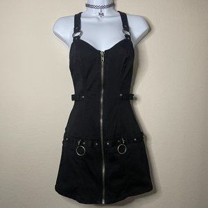 💀SOLD💀 lip service vintage 90s institutionalized bondage mini dress